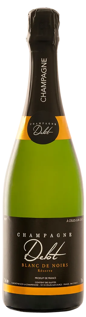 Шампанское Champagne Delot, Blanc de Noirs Reserve 0.75 л купить в