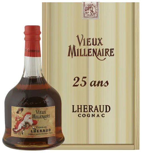Коньяк Lheraud Vieux Millenaire, wooden box, 0.7 л купить в Москве