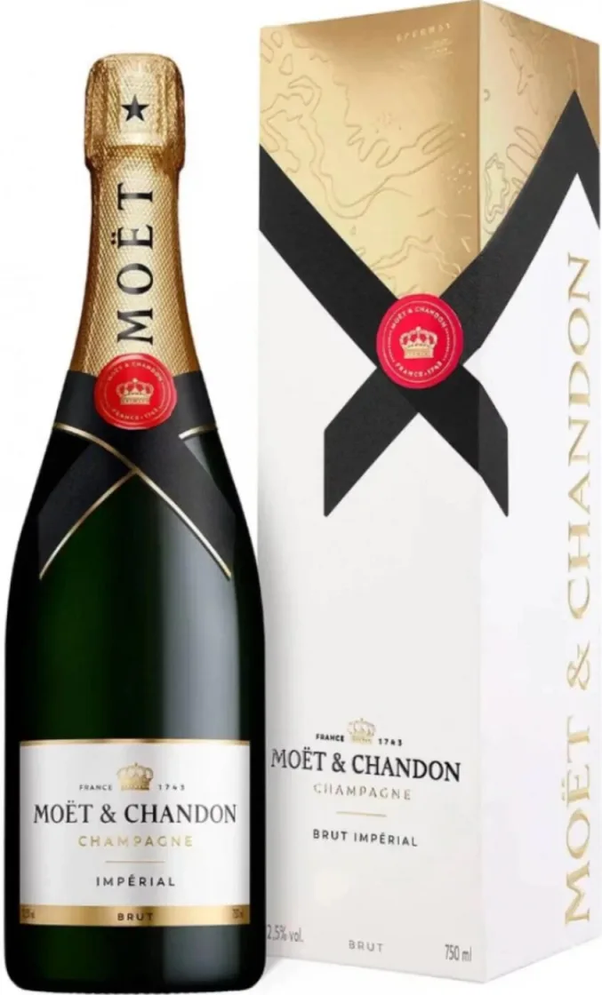 Шампанское Moet & Chandon Brut Imperial, gift box, 0.75 л купить в